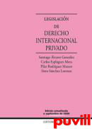 Legislacin de derecho internacional privado