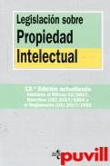 Legislacin sobre Propiedad Intelectual