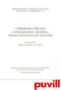 Literatura catalana contempornia : memria, traducci i noves tecnologies