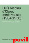Llus Nicolau d'Olwer, medievalista (1904-1938)