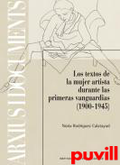 Los textos de la mujer artista durante las primeras vanguardias (1900-1945)