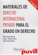 Materiales de Derecho Internacional Privado para el Grado en Derecho