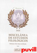 Miscelnea de estudios filolgicos : homenaje a Pedro lvarez de Miranda