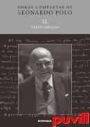 Obras completas de Leonardo Polo, 40. Textos crticos