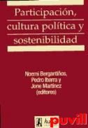 Participacin, cultura poltica y sostenibilidad