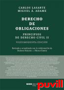 Principios de Derecho civil, 2. Derecho de obligaciones