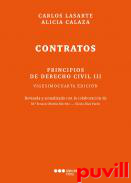 Principios de Derecho civil, 3. Contratos