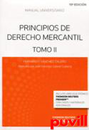 Principios de Derecho mercantil, 2. 