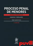 Proceso penal de menores : esquemas y formularios