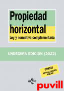 Propiedad horizontal : Ley y normativa complementaria