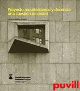 Proyecto arquitectnico y docencia : una cuestin de orden