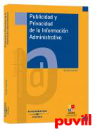 Publicidad y privacidad de la informacin 

administrativa