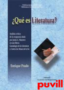 Qu es literatura? : anlisis crtico de la respuesta dada por Jess G. Maestro en sus libros 
