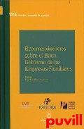 Recomendaciones sobre el buen gobierno de 

las empresas familiares