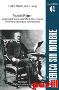 Ricardo Palma : [Antologa de poesa espaola] : edicin, estudio preliminar y transcripcin del manuscrito