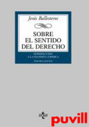 Sobre el sentido del derecho : introduccin a la filosofa jurdica