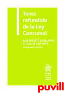 Texto refundido de la Ley Concursal : Real Decreto Legislativo 1/2020, de 5 de mayo