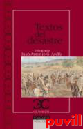 Textos del desastre