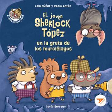 El joven Sherlock Tópez en la gruta de los murciélagos