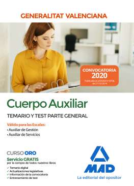 Cuerpo Auxiliar, Generalitat Valenciana