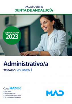 Administrativo/a de la Junta de Andalucía (Acceso Libre). Temario, 1