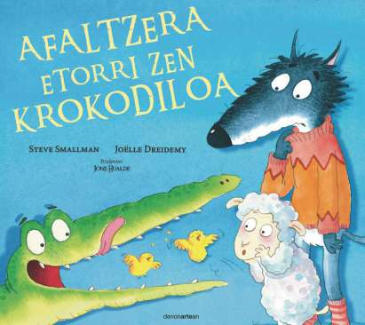 Afaltzera etorri zen krokodiloa