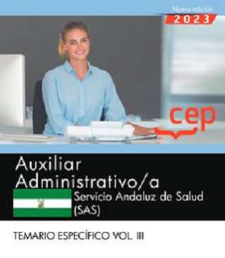 Auxiliar administrativo/a, Servicio Andaluz de Salud (SAS). Temario específico, 3