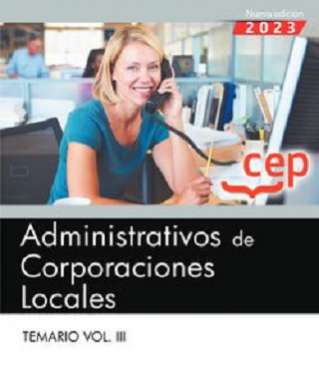 Administrativos de corporaciones locales. Temario, 3