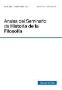 Anales del Seminario de Historia de la Filosofa