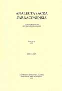 Analecta sacra tarraconensia : revista de cincies historioeclesistiques